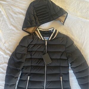 MOOSE Knuckles LARIAT DOWN JACKET IN BLACK size x-small puffer jacket
